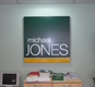 Aluminium panels sprayedto any ral colour make this ideal for corporate signage.